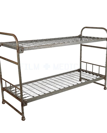  Rusted Bunk Bed With Horsehair Mattress